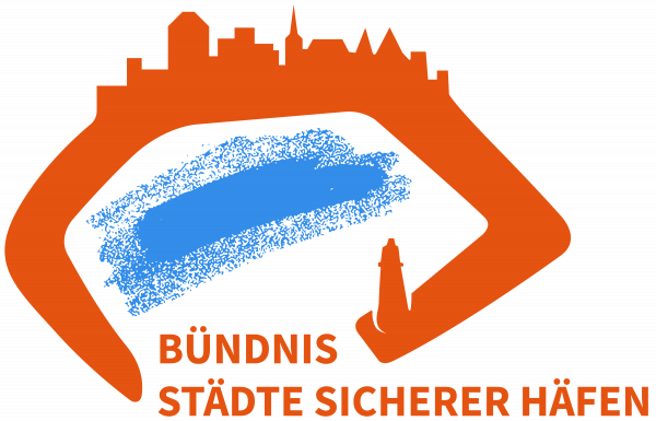 Das Logo des Bündnis "Städte Sicherer Häfen"