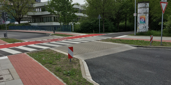 Querung Fuß- und Radweg Stralsunder Str., Bauamt Bielefeld