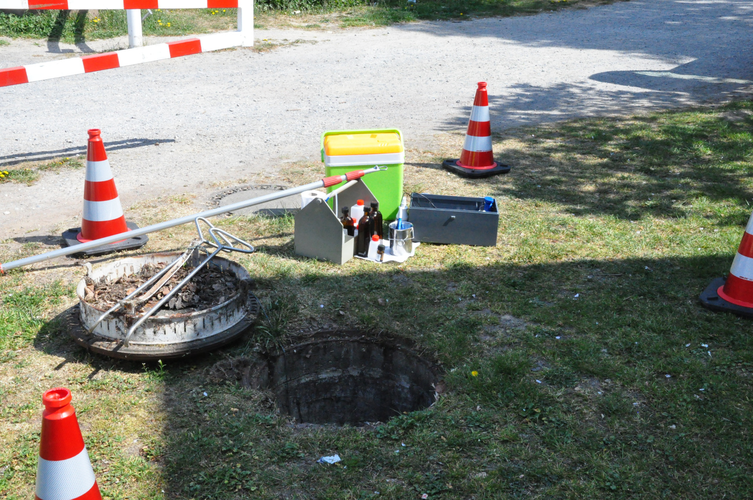 Vorbereitung einer Probenahme