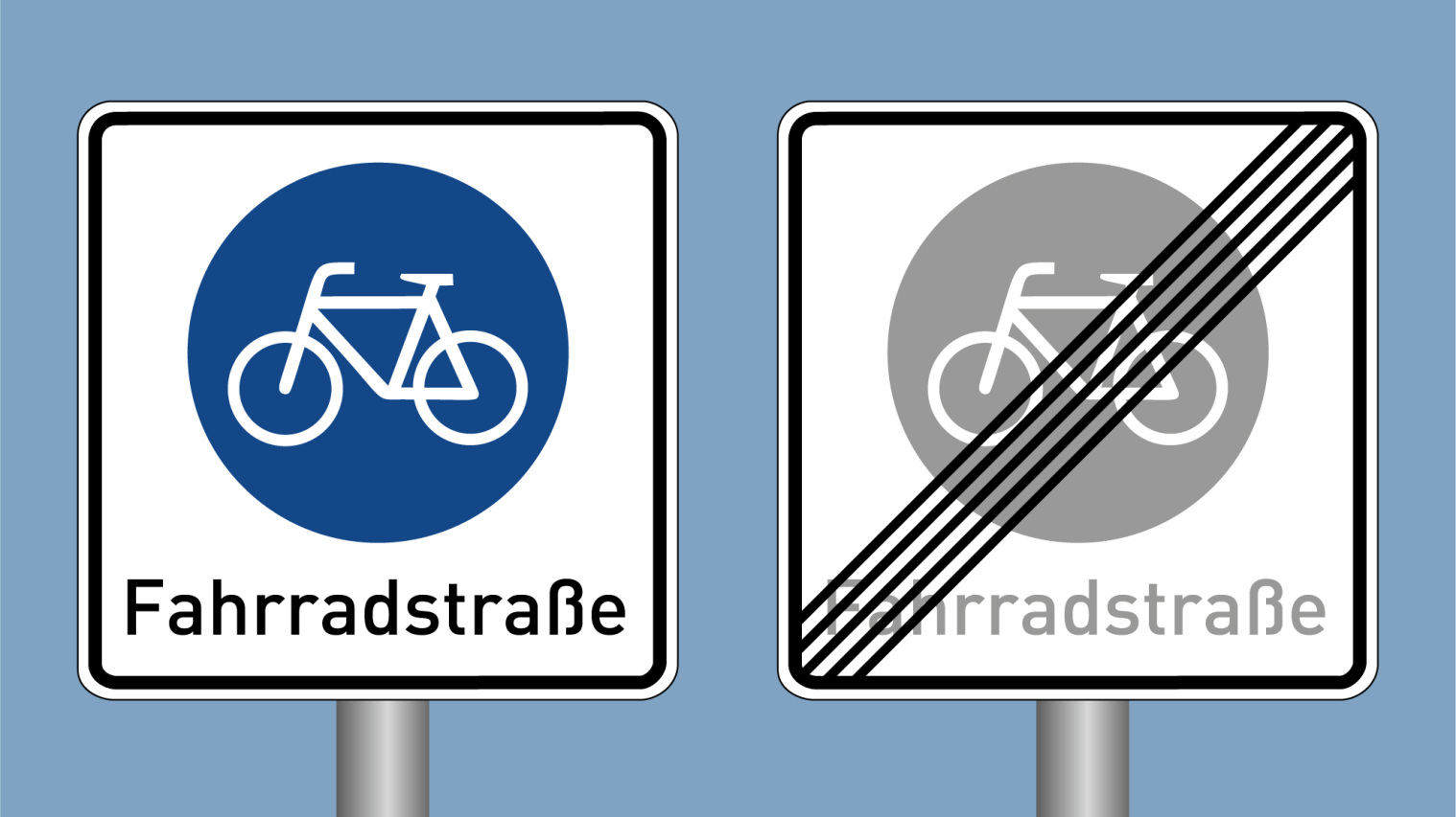 Fahrradstraße Beschilderung