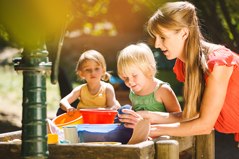 Kinder, Garten, Förderung
