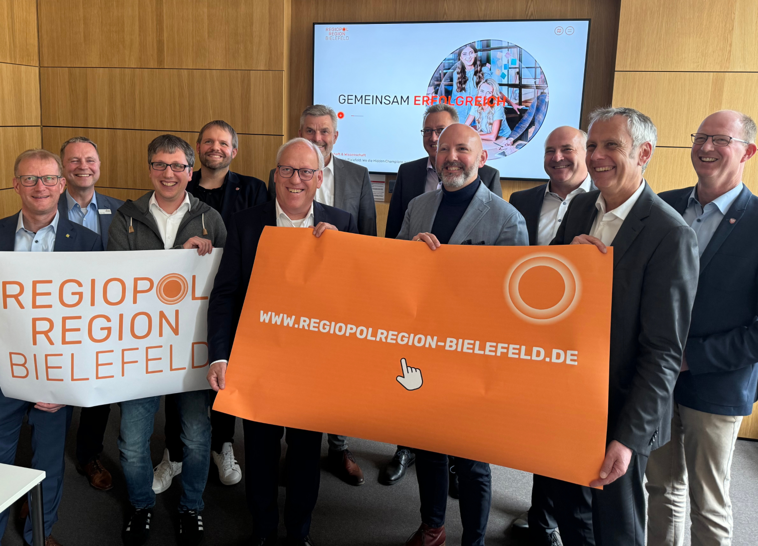 Vorstellung des neuen Internetauftritts der Regiopolregion Bielefeld