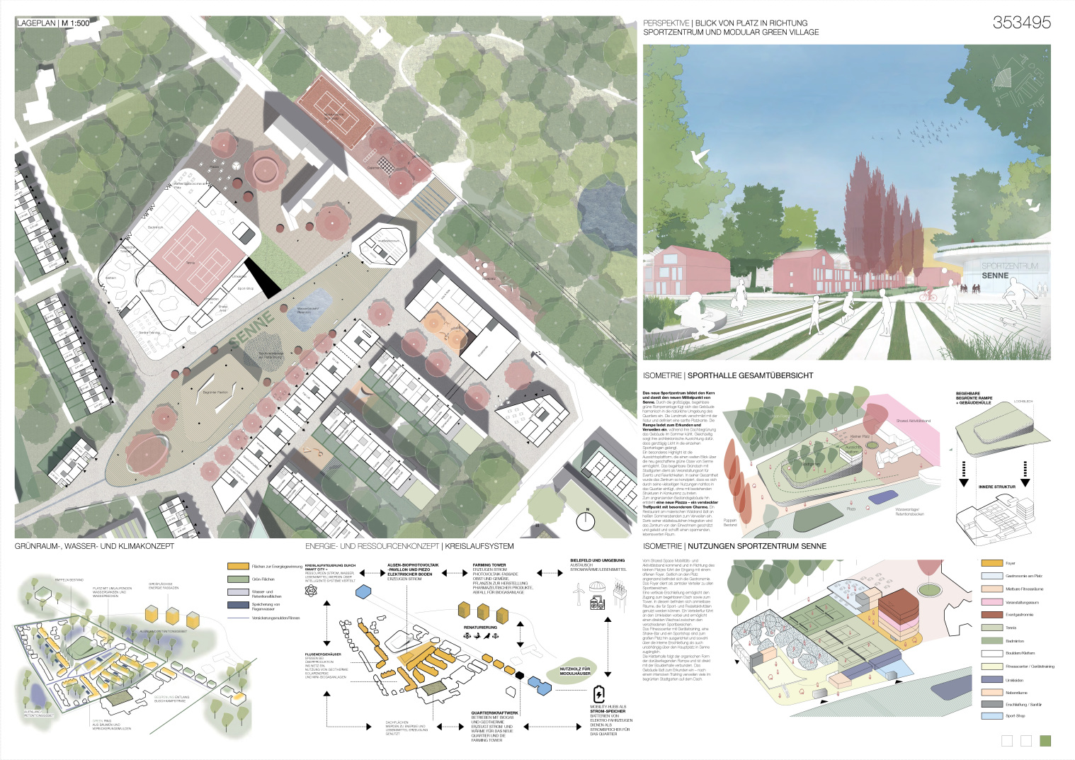 Gewinnerentwurf Fachbereich Städtebau und Landschaftsarchitektur Plan 3 