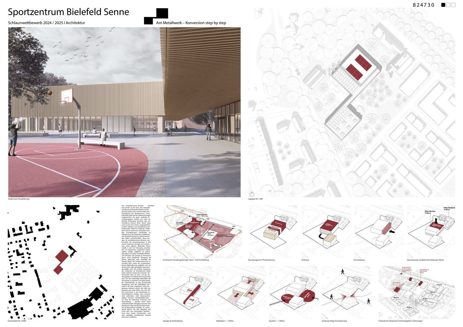 Gewinnerentwurf Fachbereich Architektur Plan 1 (Urheber: Janis Velten)