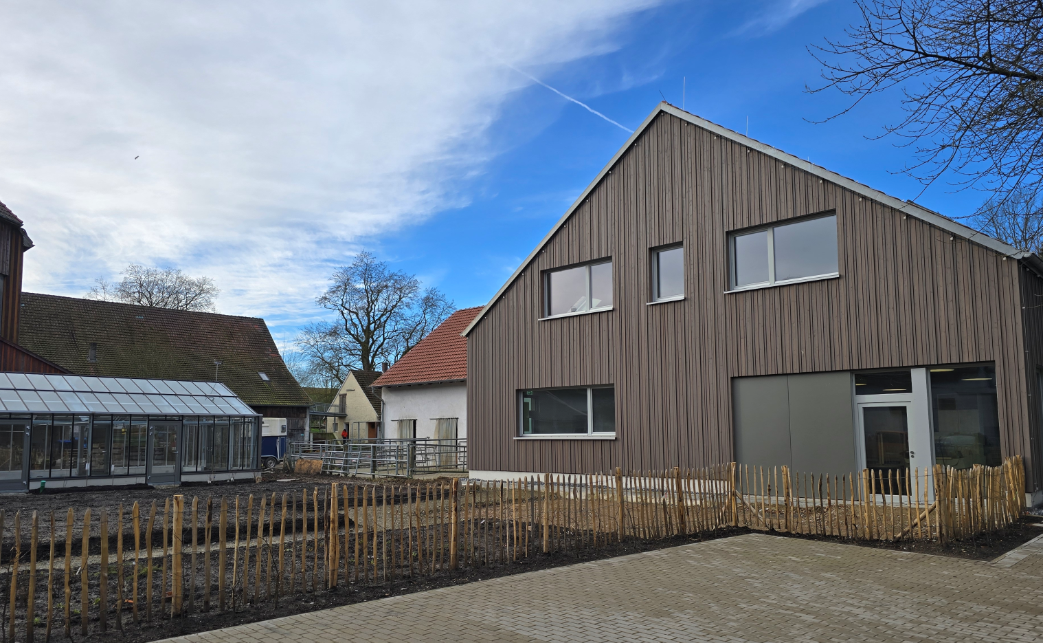 Außenansicht "Grünes Klassenzimmer", Foto: Dipl. Ing. Architekt Daniel Sieker