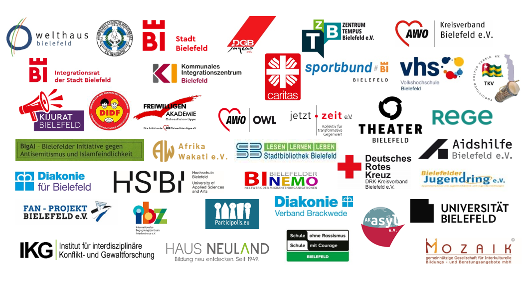 Logos Netzwerkpartner Aktionswochen gegen Rassismus