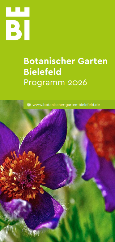 Deckblatt Botanischer Garten 2026