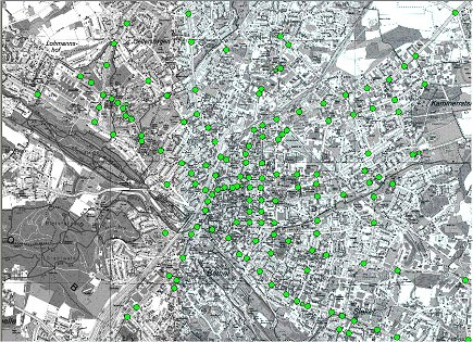 Stadtnetzplan