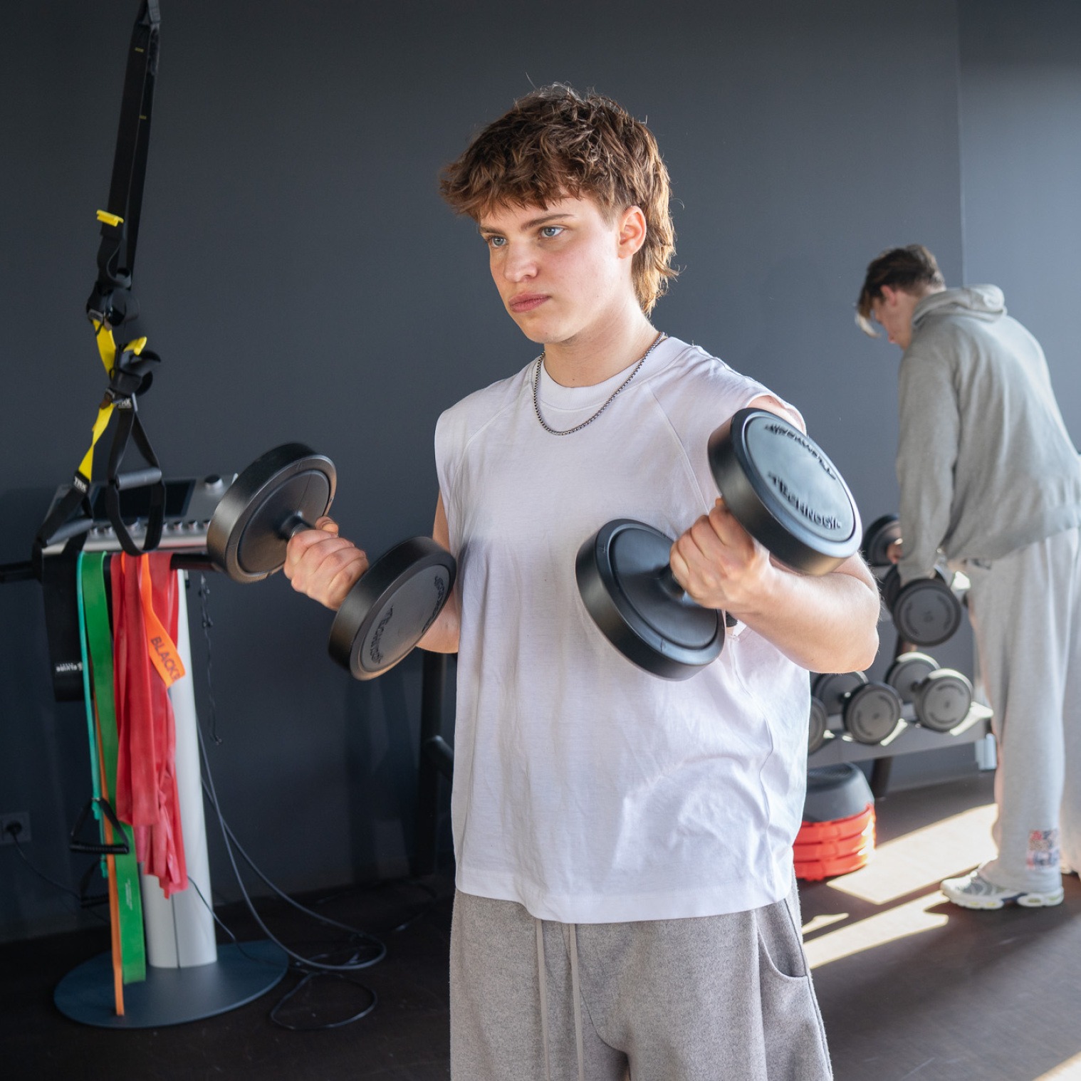 Yolo fühlte sich einsam im Fitnessstudio. Foto: Jülide Yesilgöz