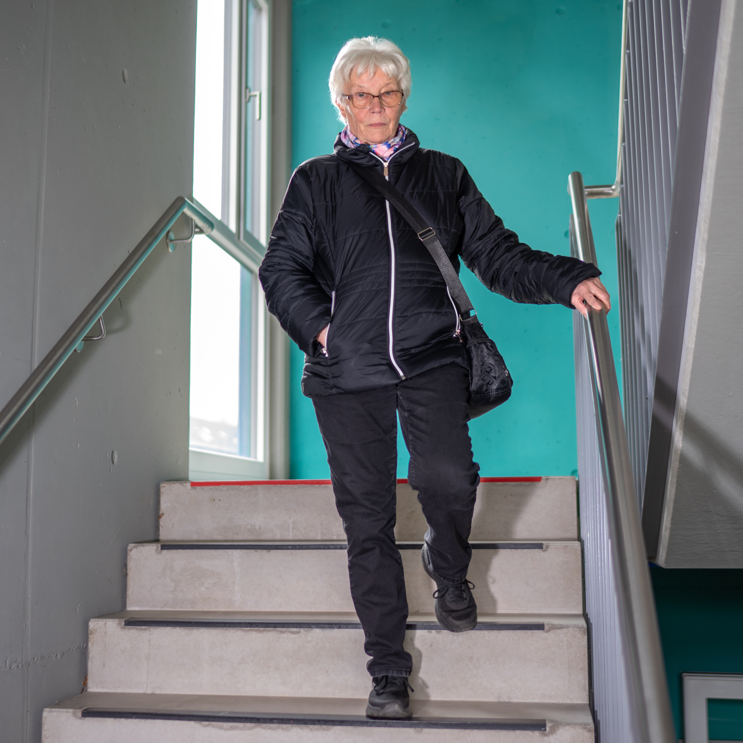 Heidi fühlte sich einsam im Treppenhaus. Foto: Jülide Yesilgöz