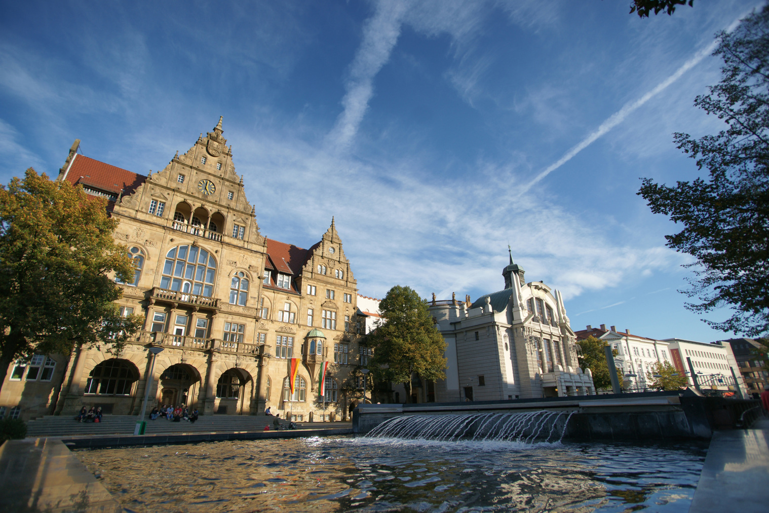 Altes Rathaus und Theater am Niederwall