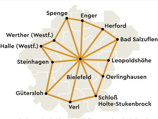 Karte Radverkehrsnetz