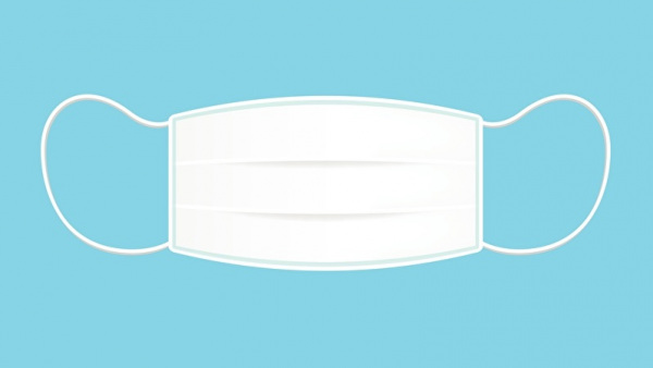 Illustration einer OP-Maske