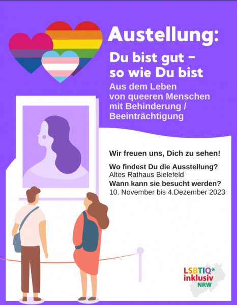 Ausstellung Du bist gut - so wie Du bist