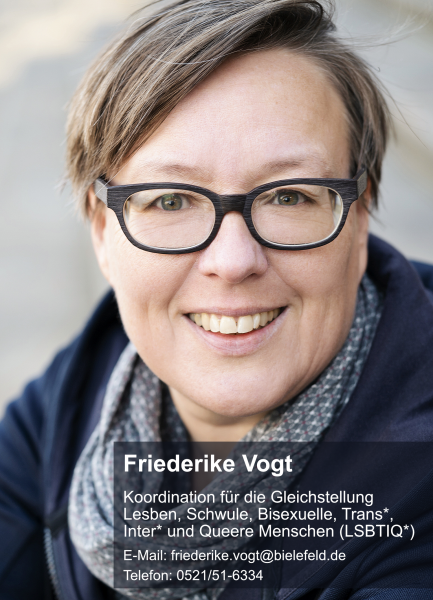 Friederike Vogt, Koordination für die Gleichstellung LSBTIQ* 