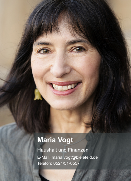 Maria Vogt, Haushalt und Finanzen