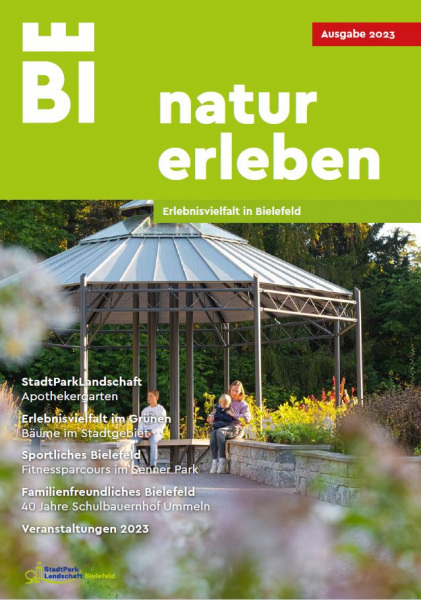 Deckblatt vom Magazin "Natur erleben 2023"