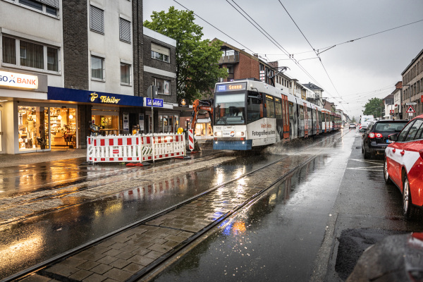 Foto: Mike Dennis Müller Stadtbahn an der Hauptstraße in Brackwede