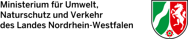Förderlogo NRW Ministerium für Umwelt, Naturschutz und Verkehr