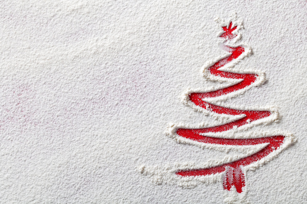 Weihnachtsbaum auf Mehlgrund. Foto: PantherMedia/BozenaFulawka