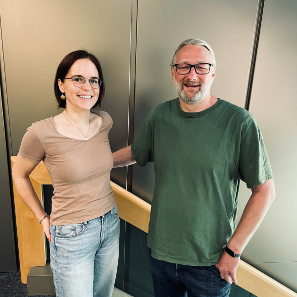 Patrizia Wonderschütz und Jens Berger.