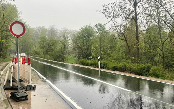 Die Bodelschwinghstraße ist nach einem Erdrutsch wieder freigegeben, Foto: Stadt Bielefeld