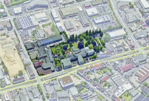 Luftbild Bildungscampus Seidensticker