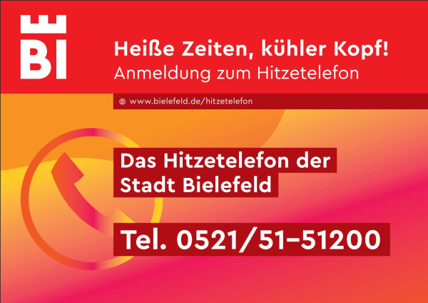 Postkarte Hitzetelefon