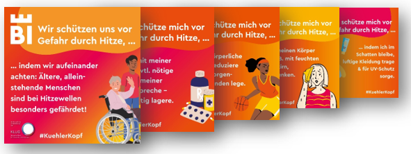 Sharepic Social Media Hitze