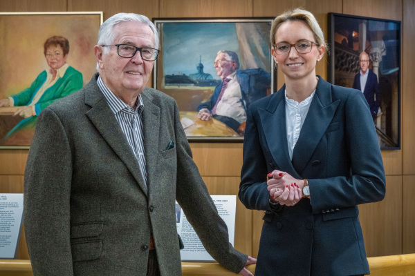 Personen: Dr. Christiana Bauer, Eberhard David