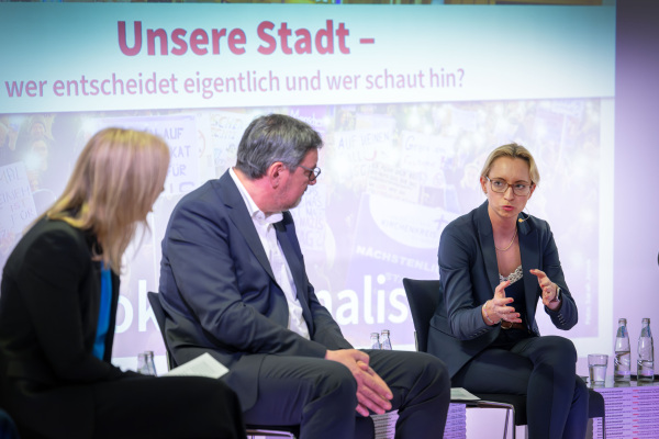 Personen: Andrea Rolfes, Klaus Schrotthofer, Dr. Christiana Bauer