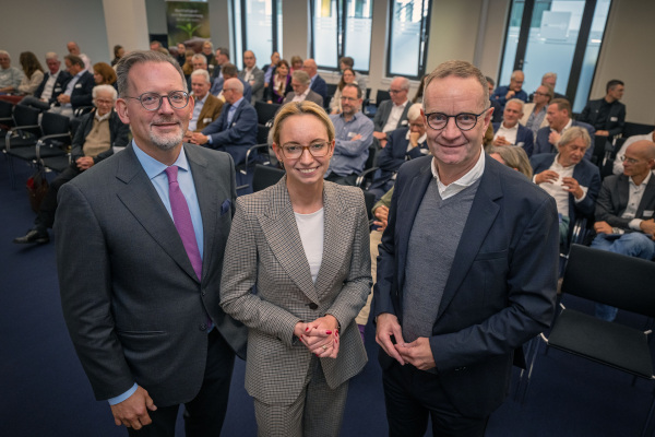 Personen: Christoph Harras-Wolff, Dr. Christiana Bauer, Dietmar Engel