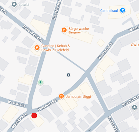 Google Maps Ausschnitt