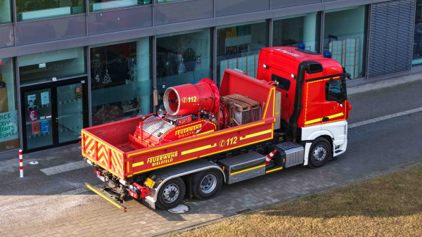 Neues Sonderlöschfahrzeug der Feuerwehr Bielefeld. Foto: BLB NRW