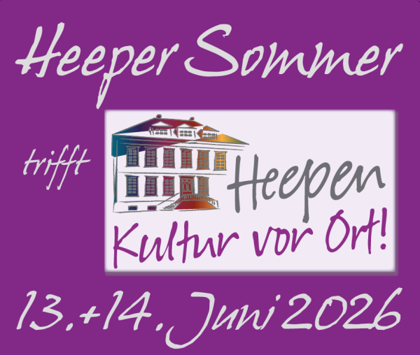  Heeper Kulturwochenende 2026 – Deckblatt