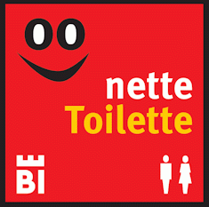 Nette-Toilette-Piktogramm mit Bielefeld-Stadtmarke | Nette-Toilette-Piktogramm mit Bielefeld-Stadtmarke Nette-Toilette-Piktogramm mit Bielefeld-Stadtmarke