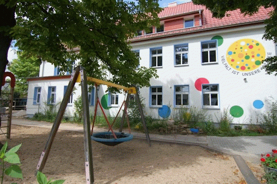 Außenansicht der KiTa Stadtheider Straße