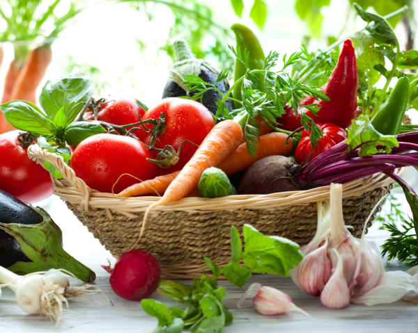 Bunter Gemüsekorb