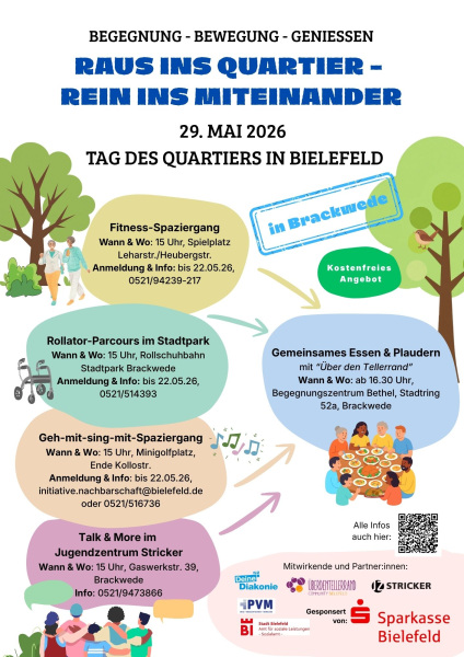 Plakat Tag des Quartiers