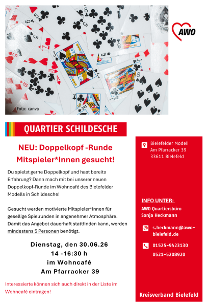 Ankündigung des Angebotes
