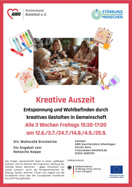 Flyer Kreative Auszeit