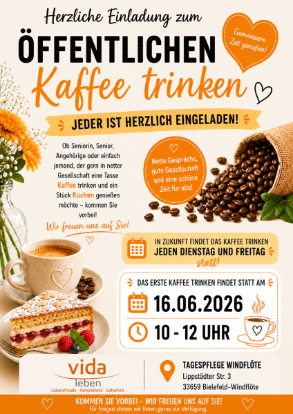 Kaffeetrinken Windflöte 