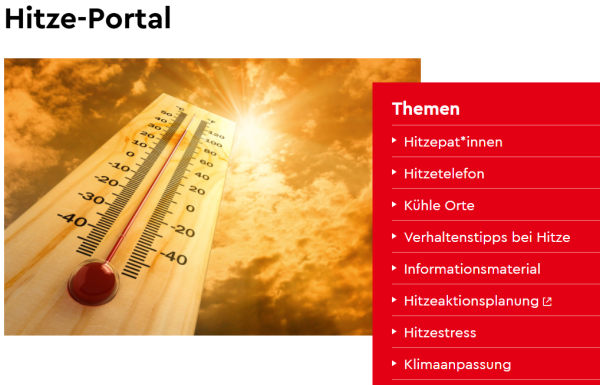 Startseite Hitze-Portal