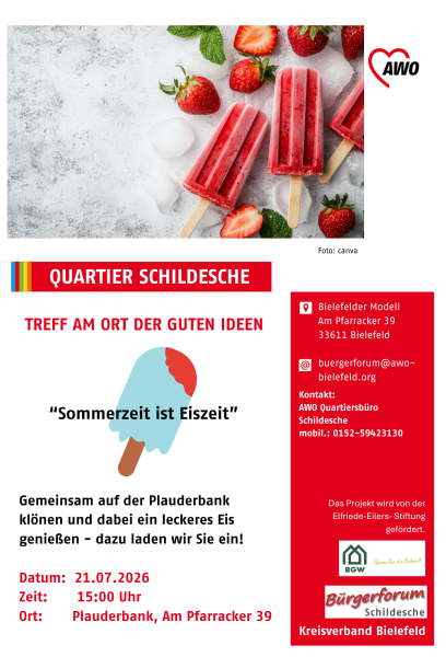 Ankündigung des Angebotes