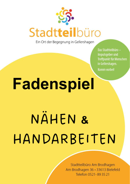 Fadenspiel Nähen und Handarbeiten