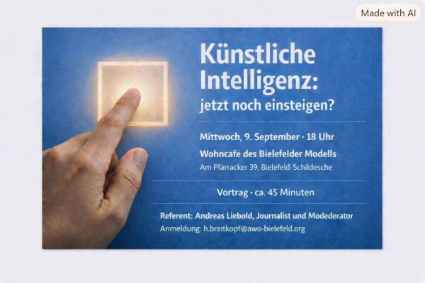 Symbolbild mit Infos zum Vortrag