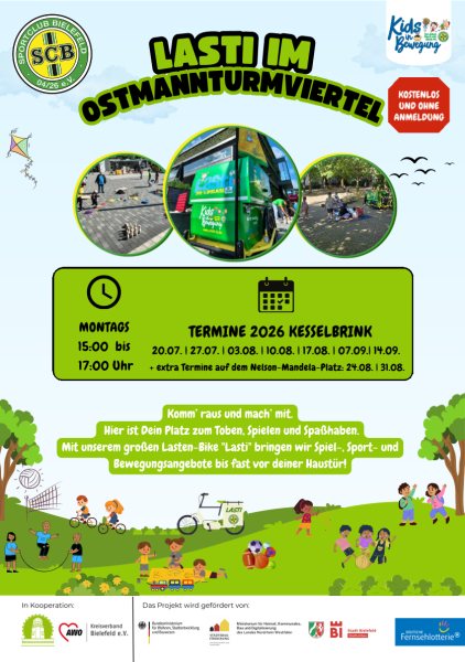 Flyer "Lasti im Ostmannturm"