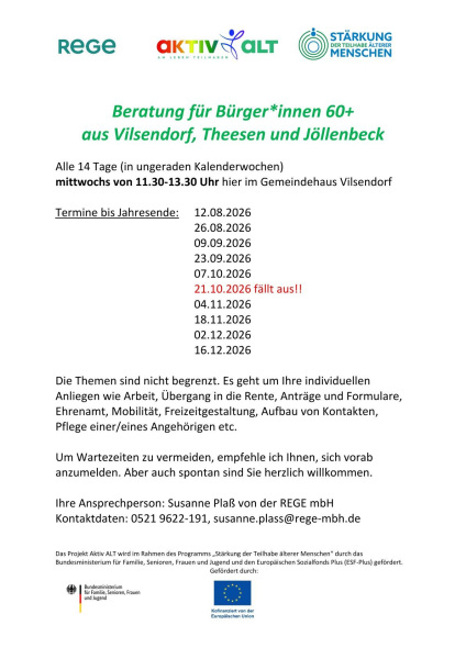 Hinweisflyer