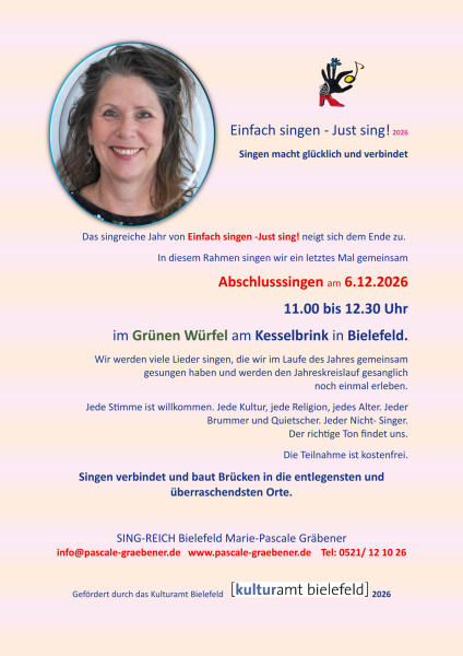Jede Stimme ist willkommen!