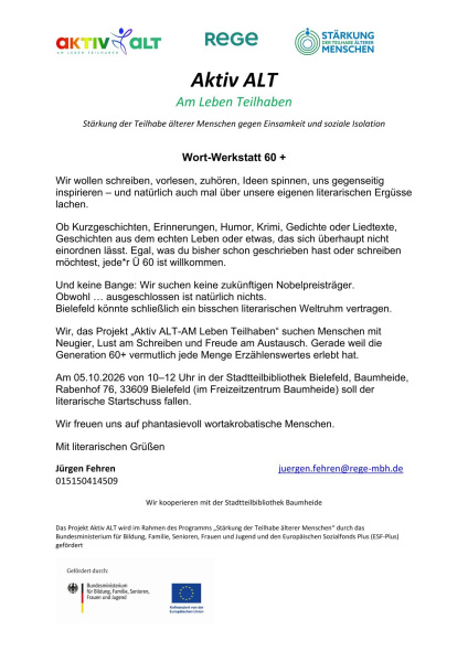 Einladungsflyer